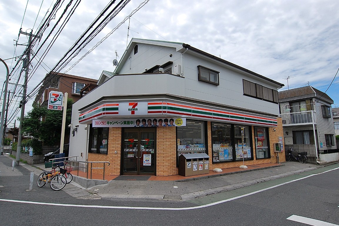 Convenience store. Seven-Eleven Ichikawa Arai 3-chome up (convenience store) 72m