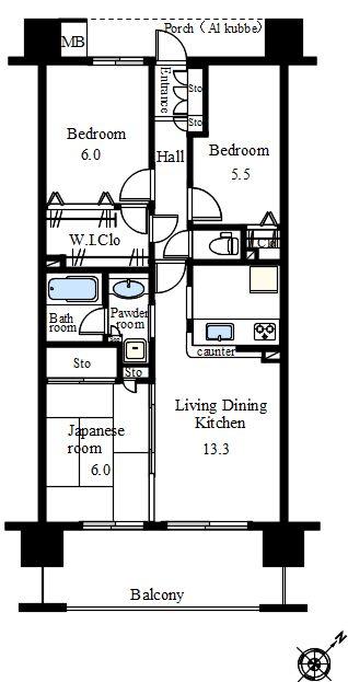 Other common areas. The living is with floor heating. It is with WIC. (About 2.5 Pledge min)