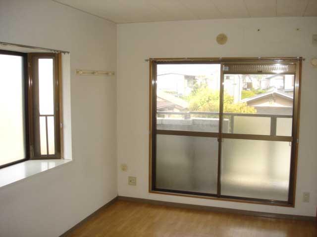 Living and room. Balcony side Western-style