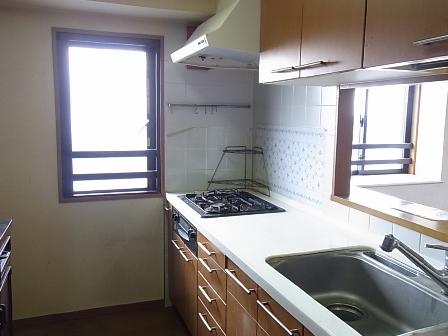 Kitchen. Bright kitchen with window