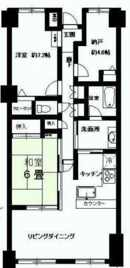 Floor plan. 2LDK + S (storeroom), Price 21,200,000 yen, Occupied area 76.38 sq m , Balcony area 10.93 sq m