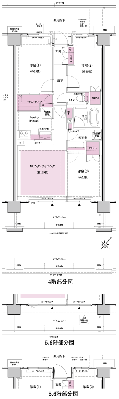 Floor: 3LDK + FC, the occupied area: 68.59 sq m, Price: 39,800,000 yen, now on sale