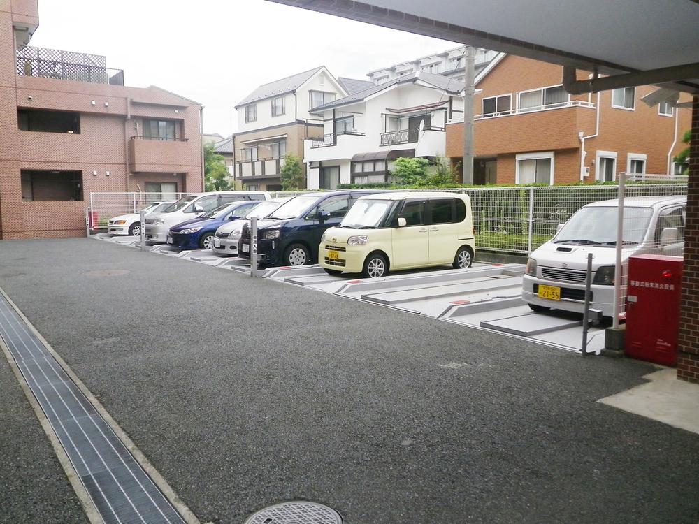 Parking lot. It is on-site parking