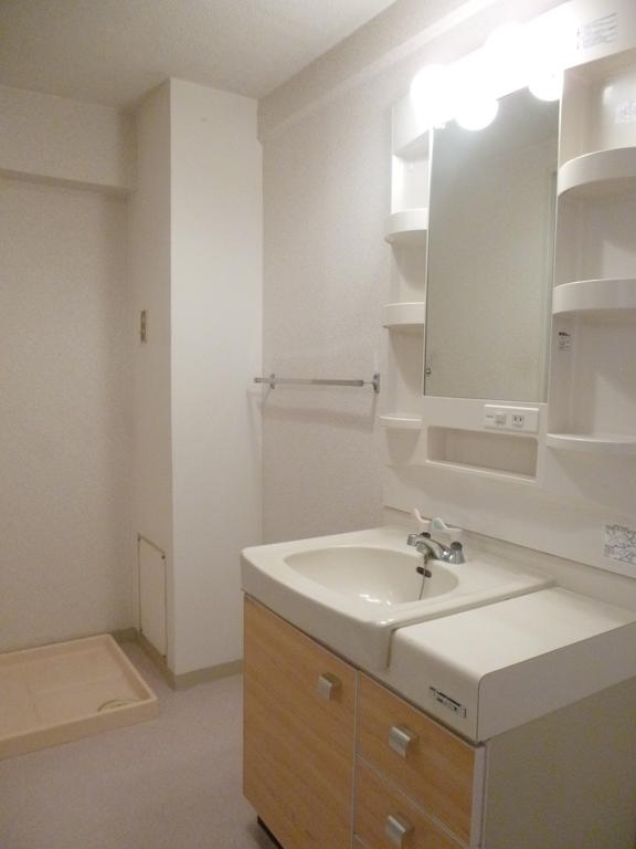 Other Equipment. Washing machine in the room spacious washroom