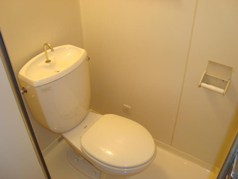 Toilet. Bidet can be installed in the