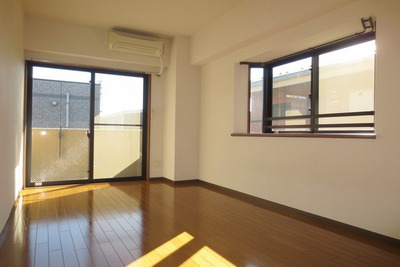 Living and room. Bright living room with two-sided lighting.