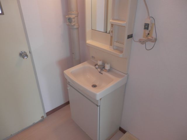 Washroom. Bathroom vanity