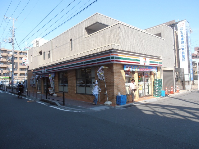 Convenience store. Seven-Eleven Myoden Station store up to (convenience store) 100m