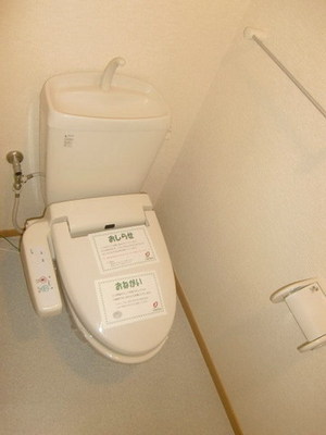 Toilet. Washlet also standard equipment.