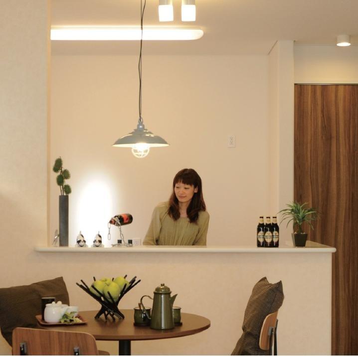Other introspection. High open kitchen to widen the field of view.