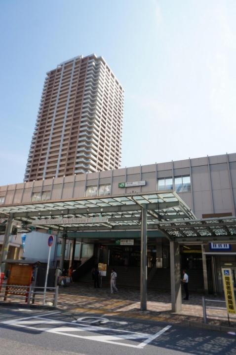 route map. JR Sobu Line "Ichikawa Station"