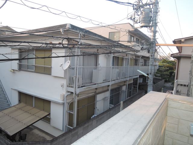 Balcony. View from the veranda