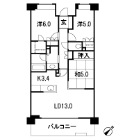 Floor: 3LDK + WIC, the occupied area: 72.41 sq m, Price: 41,100,000 yen, now on sale