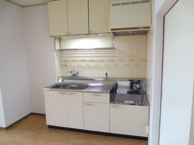 Kitchen. 2-neck is a gas stove can be installed kitchen.