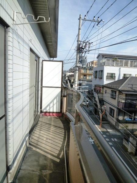 Balcony. Fun washing of sunny days