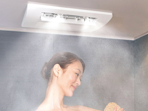 Bathing-wash room.  [Mist sauna] In addition to produce a relaxing time mist sauna function with bathroom heating dryer. (Same specifications)