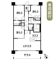 Floor: 3LDK + WIC, the occupied area: 71.17 sq m, Price: 42,500,000 yen, now on sale