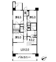 Floor: 3LDK + WIC + N, the occupied area: 76.05 sq m, Price: 48,900,000 yen, now on sale