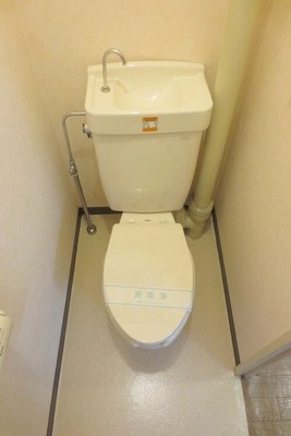 Toilet. Toilet with cleanliness.