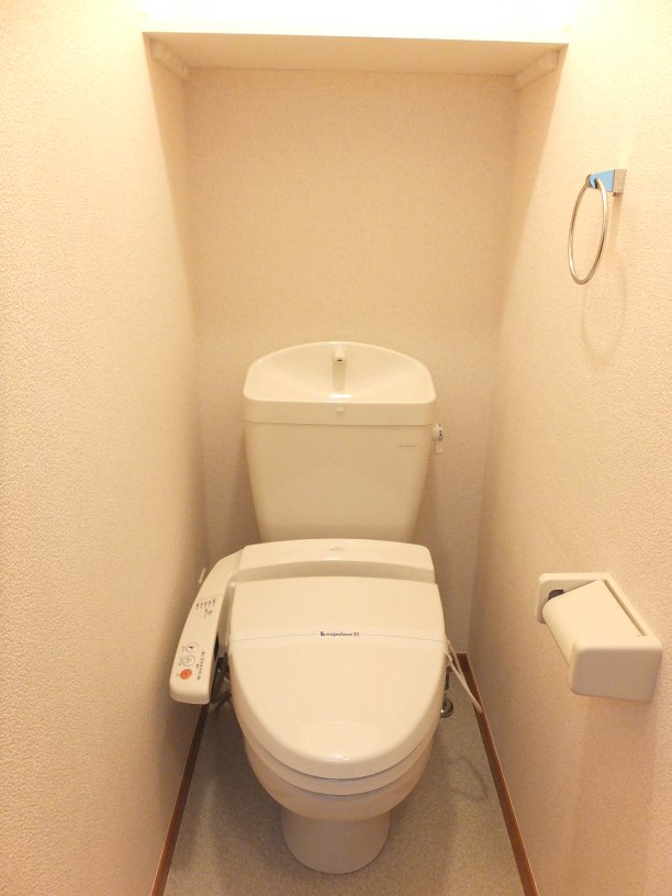 Toilet. With washlet