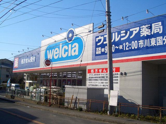 Drug store. Uerushia pharmacy 1040m until Ichikawa Higashikokubun shop