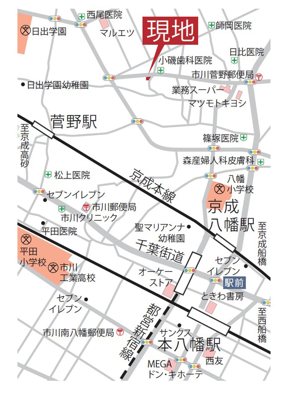 Local guide map