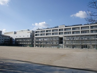 Junior high school. 600m until Ichikawa Tatsudai seven junior high school (junior high school)