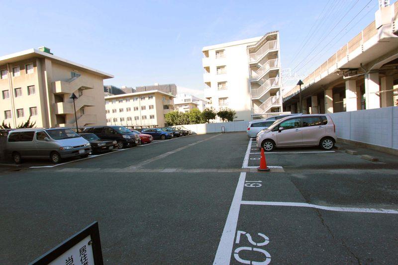 Parking lot. Plane parking