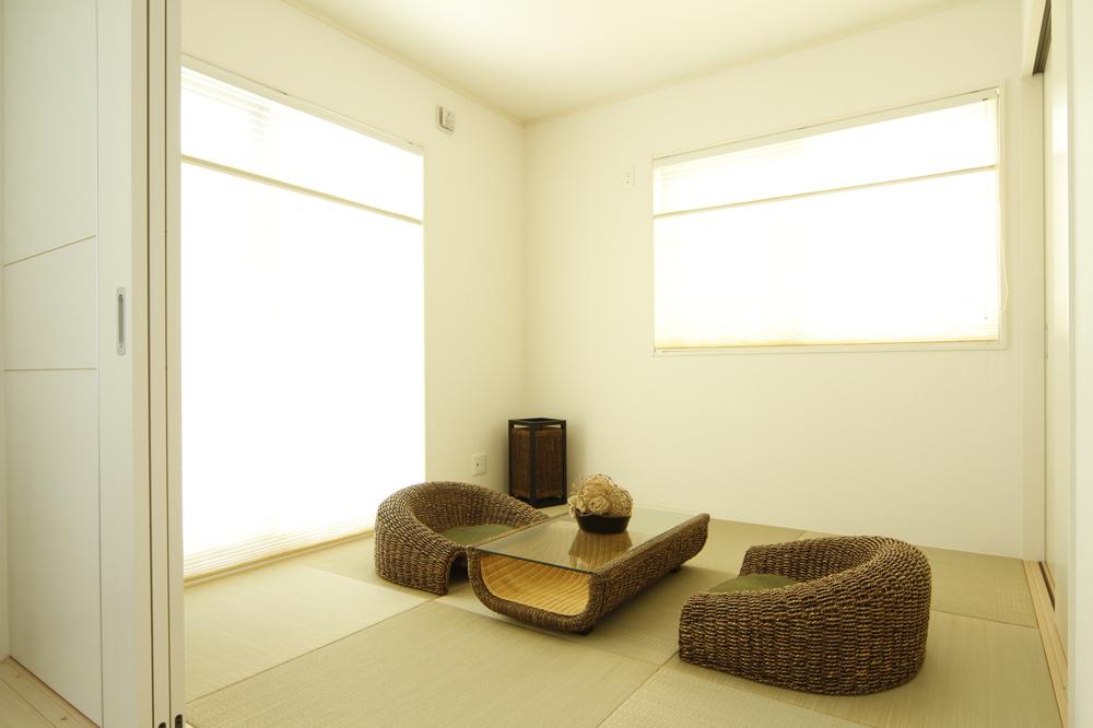 Building plan example (introspection photo). Storage rich living room. We offer a rich plan. I'd love to, Please consult! Ground improvement costs to the plan example building price ・ It includes residential land outside the connection costs. 