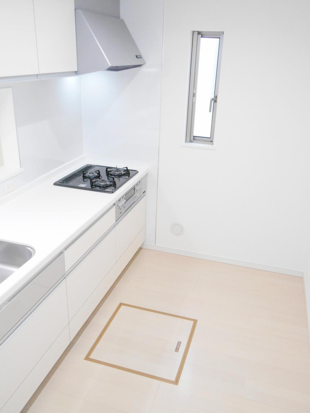 Kitchen. It will be spacious face-to-face kitchen