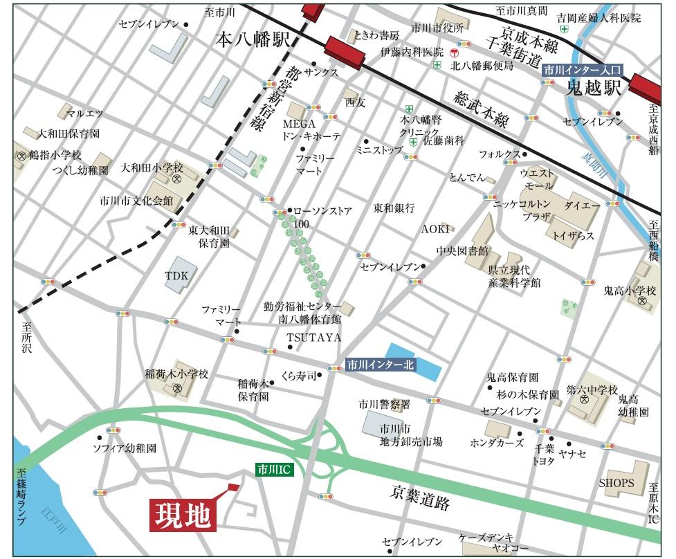 Local guide map