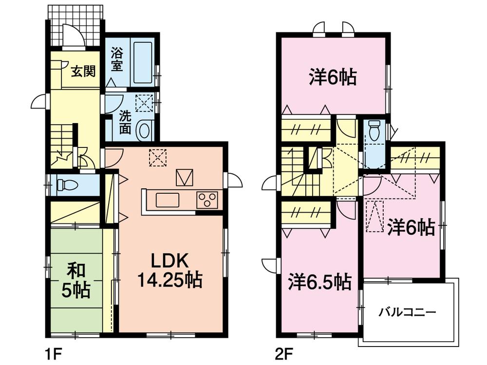Floor plan. Tokagi until elementary school 480m