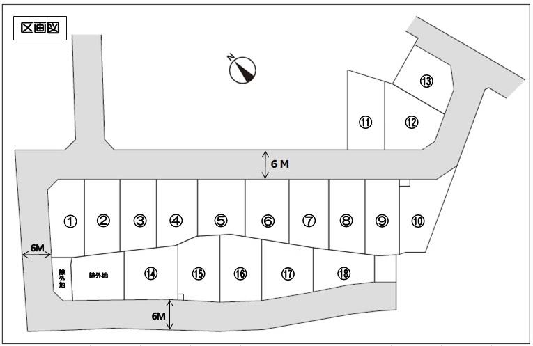 The entire compartment Figure. All 18 compartments develop new construction sale of 6M road / Site, "103.25 sq m (31.23 square meters) ~ 123.13 sq m (37.24 square meters). "