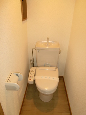 Toilet. Toilet is with a bidet.