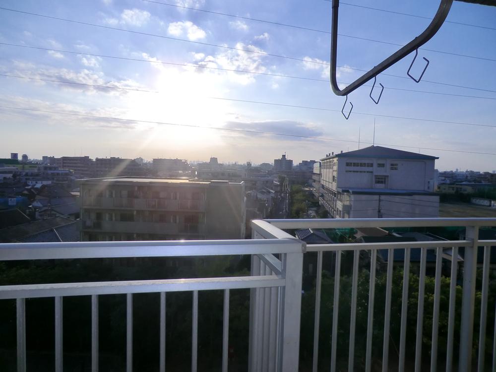 Balcony. View from the balcony (September 2013) Shooting