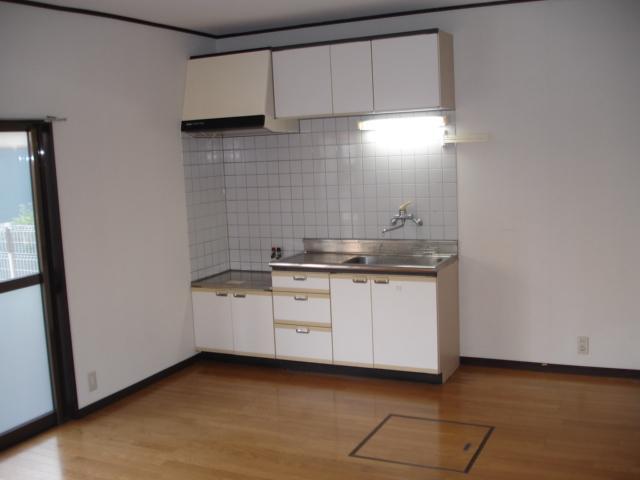 Kitchen. Spacious to have a kitchen