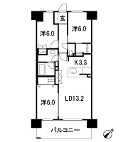 Floor: 3LDK + W, the occupied area: 75.02 sq m