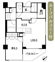 Floor: 1LDK + N + SC, occupied area: 49.19 sq m