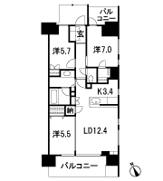 Floor: 3LDK + N + WIC, the occupied area: 75.78 sq m, Price: TBD