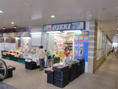 Supermarket. Ozeki until the (super) 482m