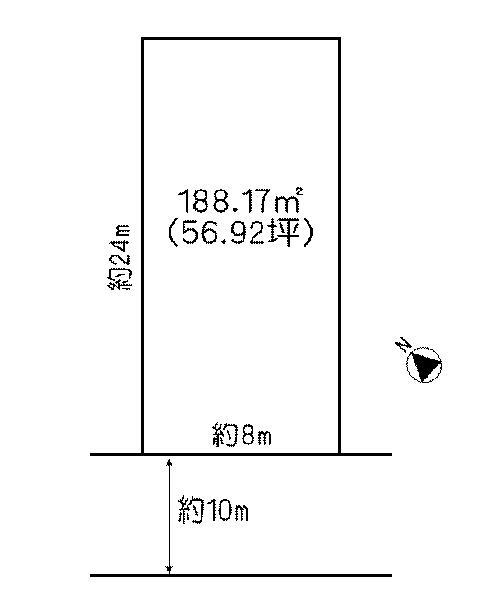 Compartment figure. Land price 62,590,000 yen, Land area 188.17 sq m