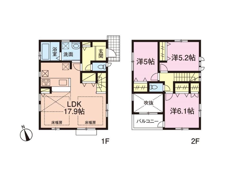 Floor plan. 570m until Arai Elementary School