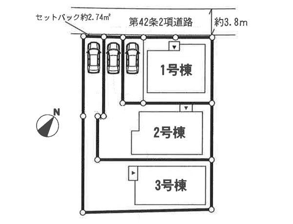 Compartment figure. 19,800,000 yen, 4LDK, Land area 164.14 sq m , Close to feel the transitory of building area 98.82 sq m season, Lush quiet residential area