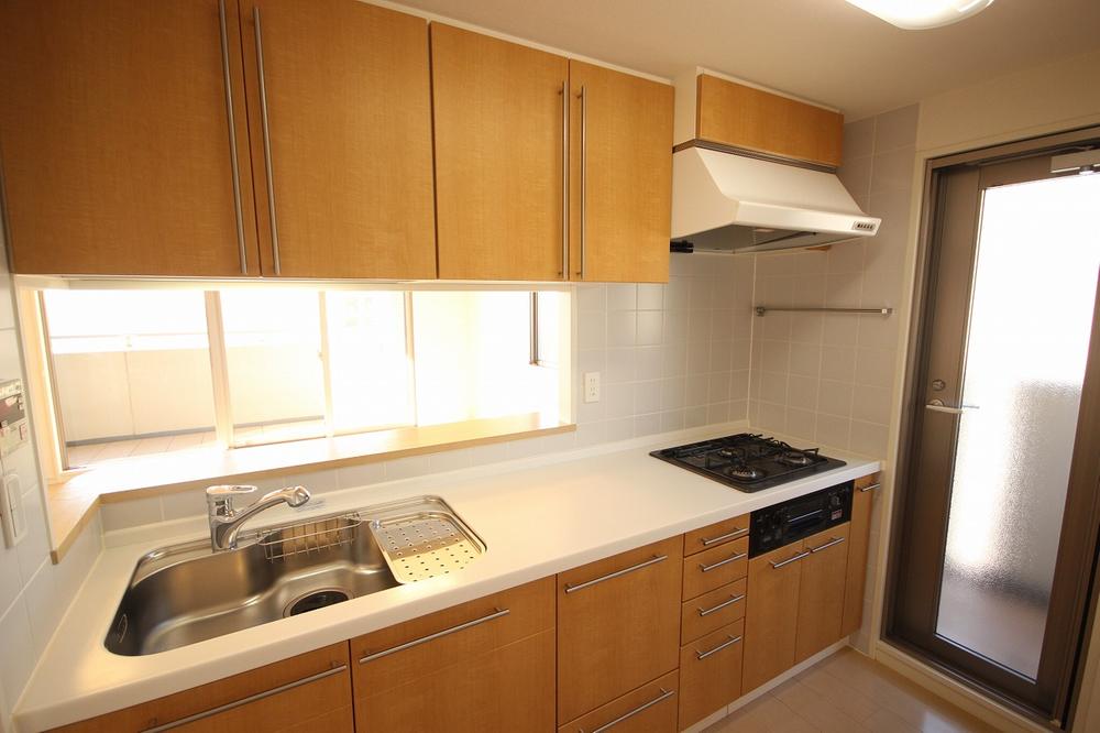 Kitchen. There is a back door, The kitchen is also bright Amount of storage is also abundant