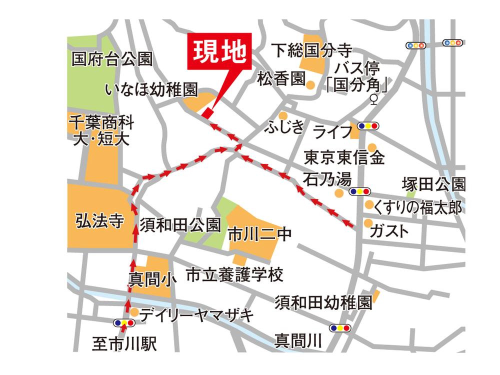 Local guide map