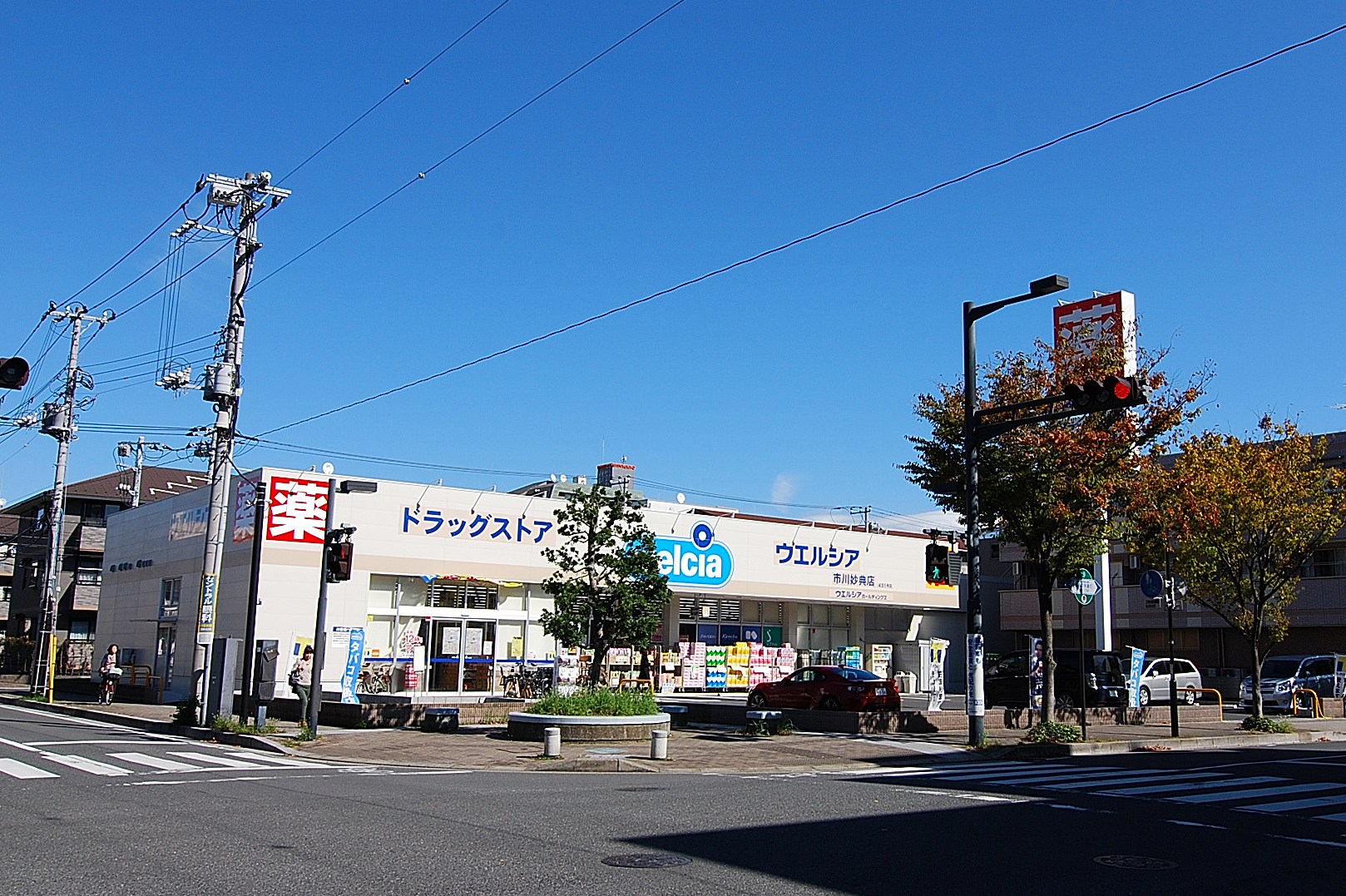 Dorakkusutoa. Uerushia Ichikawa Myoden shop 712m until (drugstore)