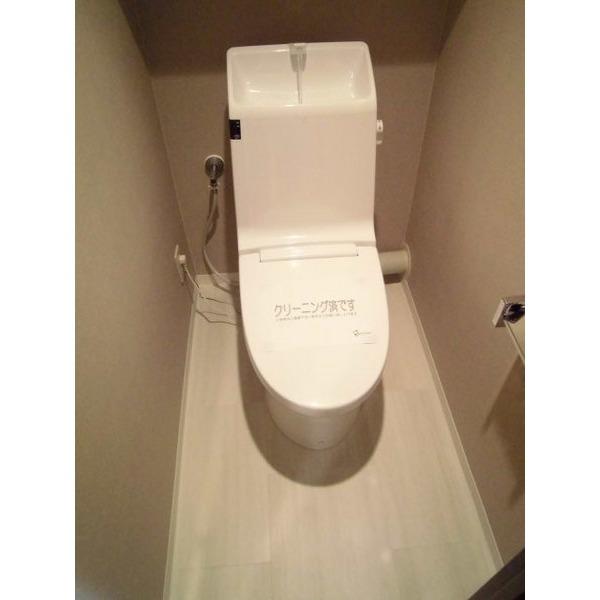 Toilet. Washlet is integrated toilet.