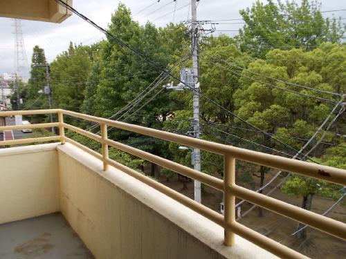 Balcony. Green dazzling scenery ☆