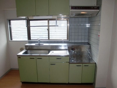 Kitchen. It is equipped with a window in the kitchen, This is useful in ventilation. 