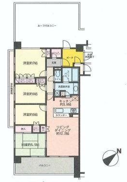 Floor plan. 4LDK, Price 34,800,000 yen, Footprint 83.3 sq m , Balcony area 14.6 sq m   ☆ The top floor angle room  ☆ Floor plan in which all the living room direct from entering  ☆ Fuji views from the roof balcony  ☆ Shoes with cloak  ☆ Already the room renovation